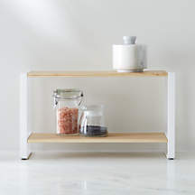 Yamazaki Tosca White Countertop Spice Rack + Reviews | Crate & Barrel