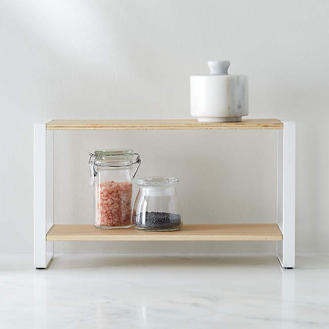 Yamazaki Tosca White Countertop Spice Rack Reviews Crate