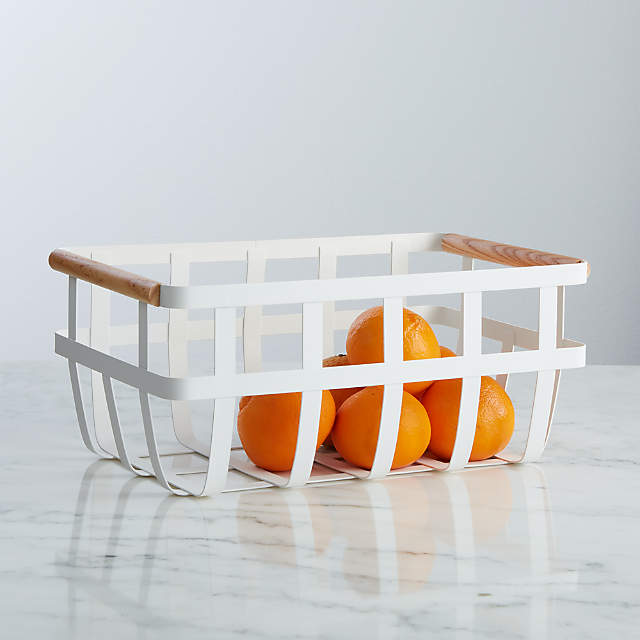 Yamazaki Tosca White Over-The-Sink Dish Drainer Rack + Reviews, Crate &  Barrel