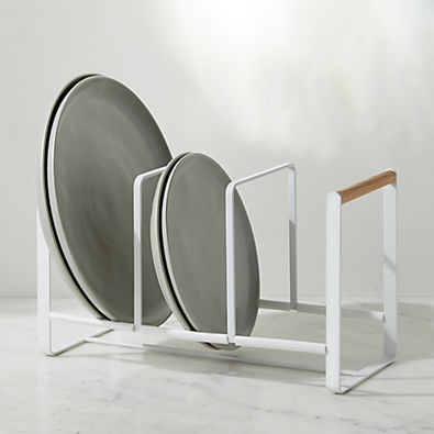 View Yamazaki Tosca Wide White Dish Storage Rack details