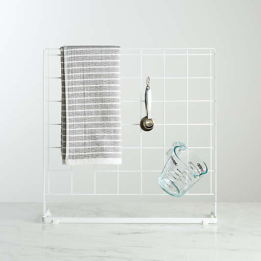 Yamazaki Tower White Mesh Panel Stand