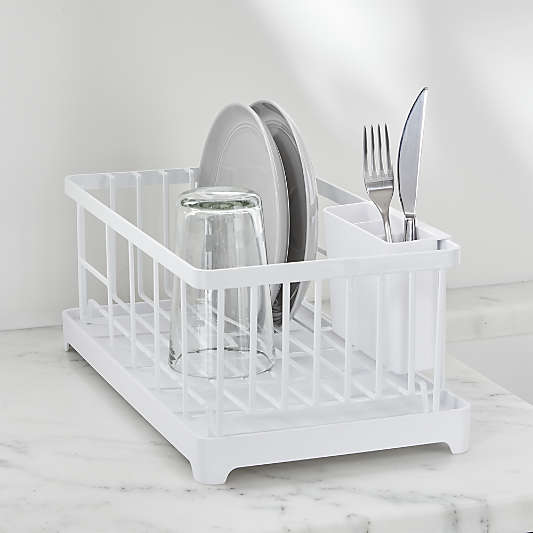 Yamazaki Tower White Wire Dish Drainer Rack