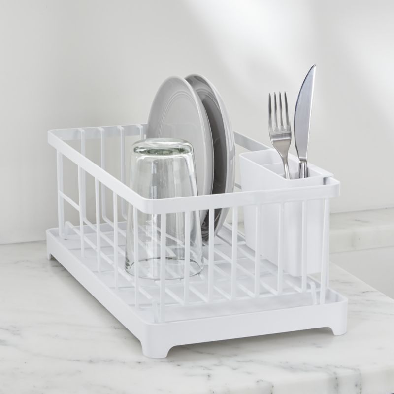 Ribbed Bar Mop White Organic Cotton Dish Towels, Set of 4