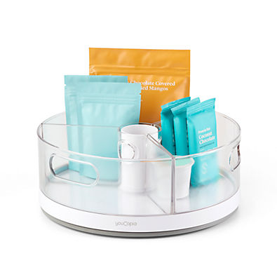 View YouCopia Crazy Susan Kitchen Cabinet Organization Turntable with 3 Bins details