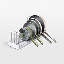 YouCopia StoreMore Pan & Lid Rack + Reviews | Crate & Barrel