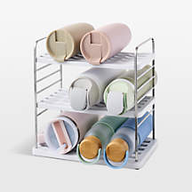 YouCopia UpSpace Bottle Organizer, 9 Bottle + Reviews | Crate & Barrel