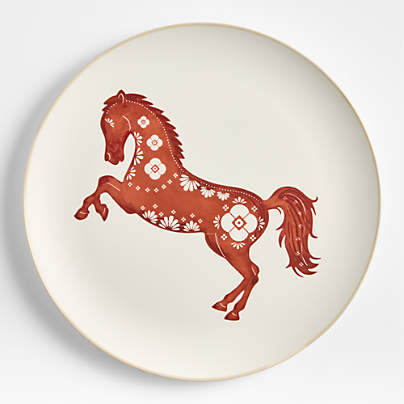 Year of the Horse Stoneware Platter
