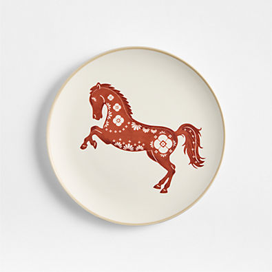 View Year of the Horse Stoneware Salad Plate details