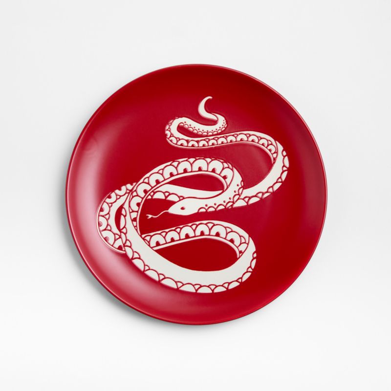 Year of the Snake Stoneware Salad Plate - image 0 of 4