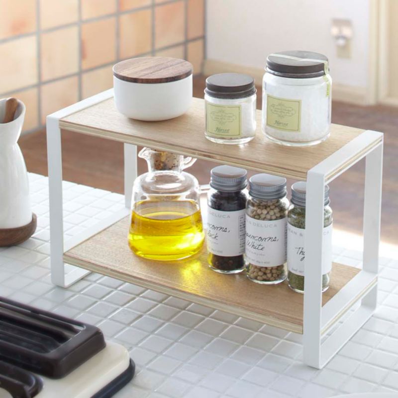 Yamazaki Tosca White Countertop Spice Rack - image 2 of 4