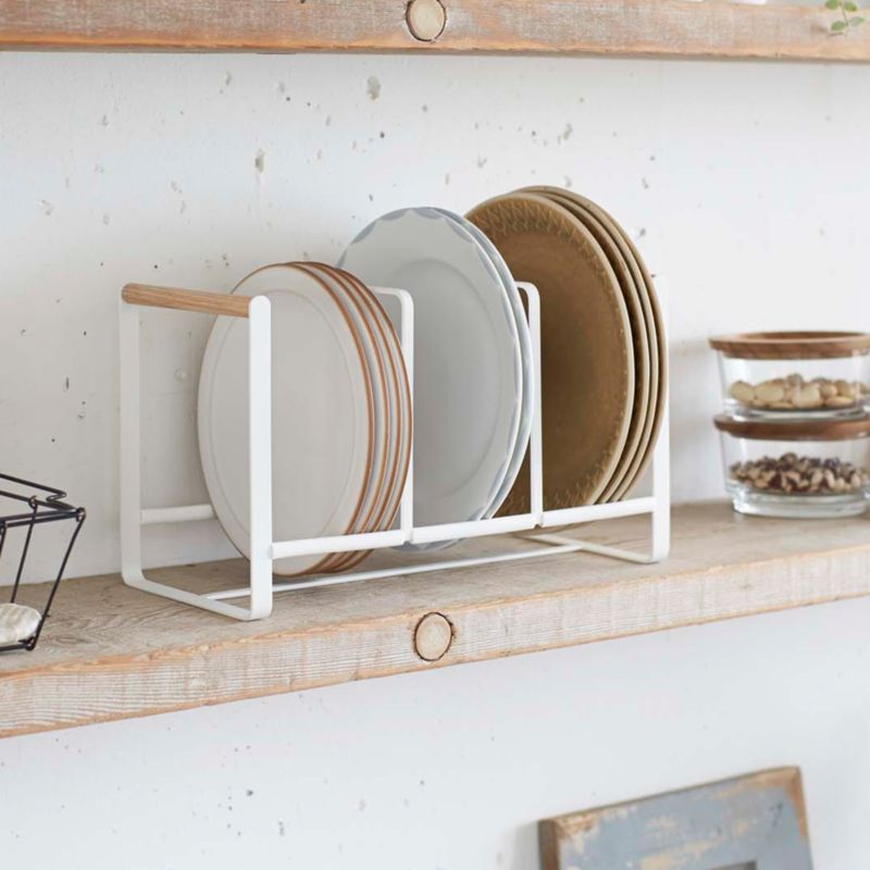 Yamazaki Tosca Wide White Dish Storage Rack - image 1 of 2