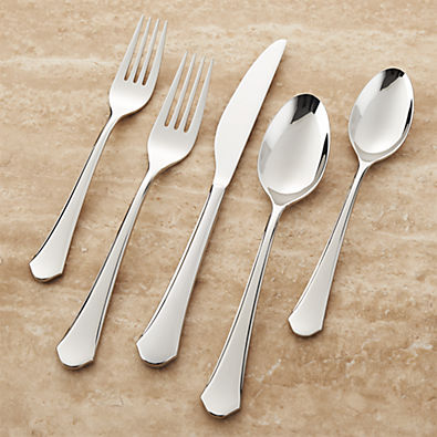View York Mirror 5-Piece Flatware Place Setting details