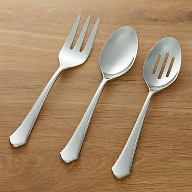 View York Mirror 3-Piece Serving Set details