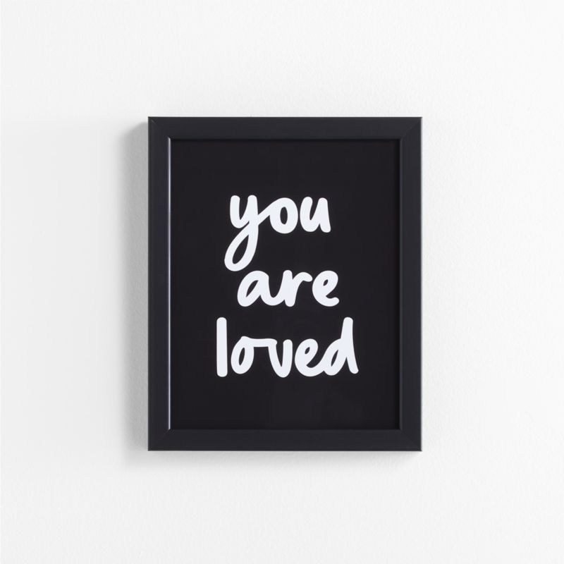 You Are Loved Framed Wall Art Print - image 0 of 11