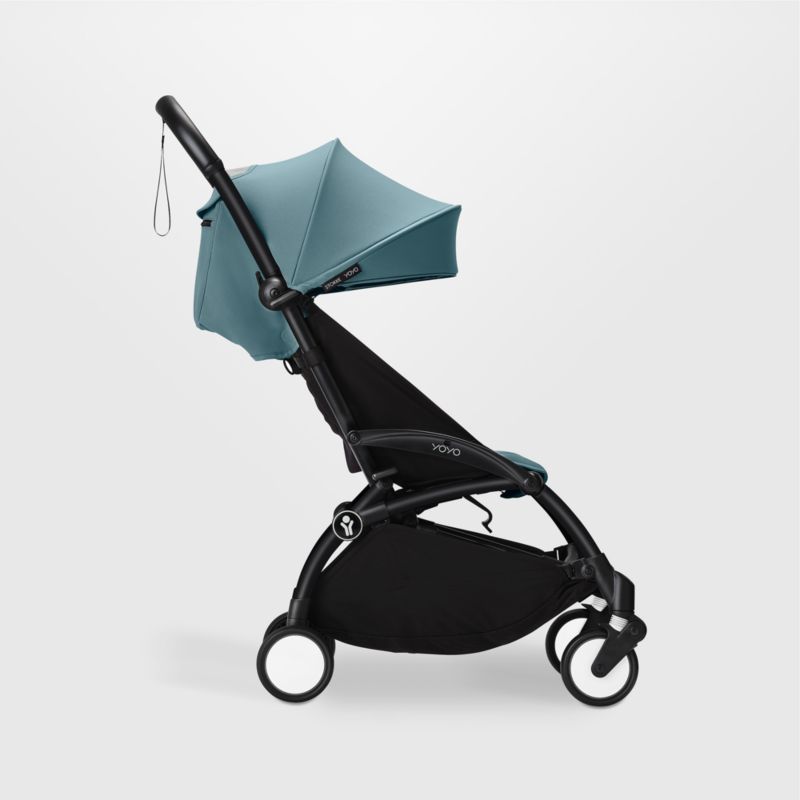 Stokke ® YOYO³ ® 6+ Months Aqua on Black Baby Stroller - image 0 of 1