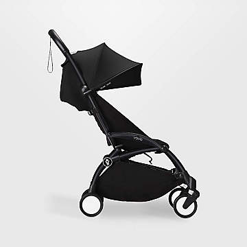 CYBEX Magic Black Libelle 2 Compact Baby Stroller with Black Frame
