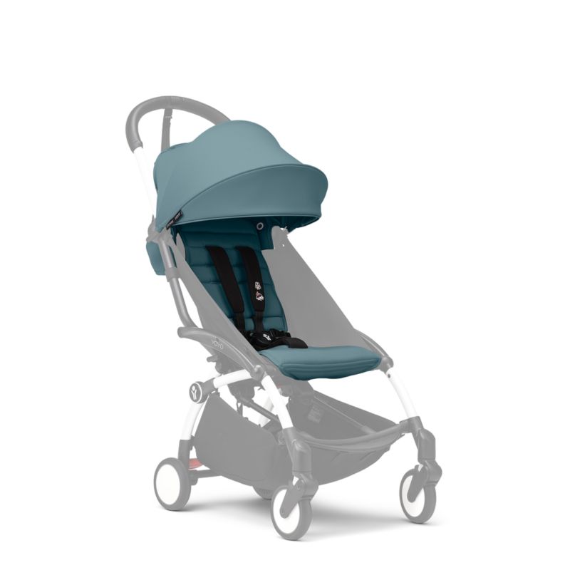 Stokke ® YOYO ® 6+ Months Color Pack Aqua Seat/Fabric Set for YOYO Stroller Frames - image 1 of 2