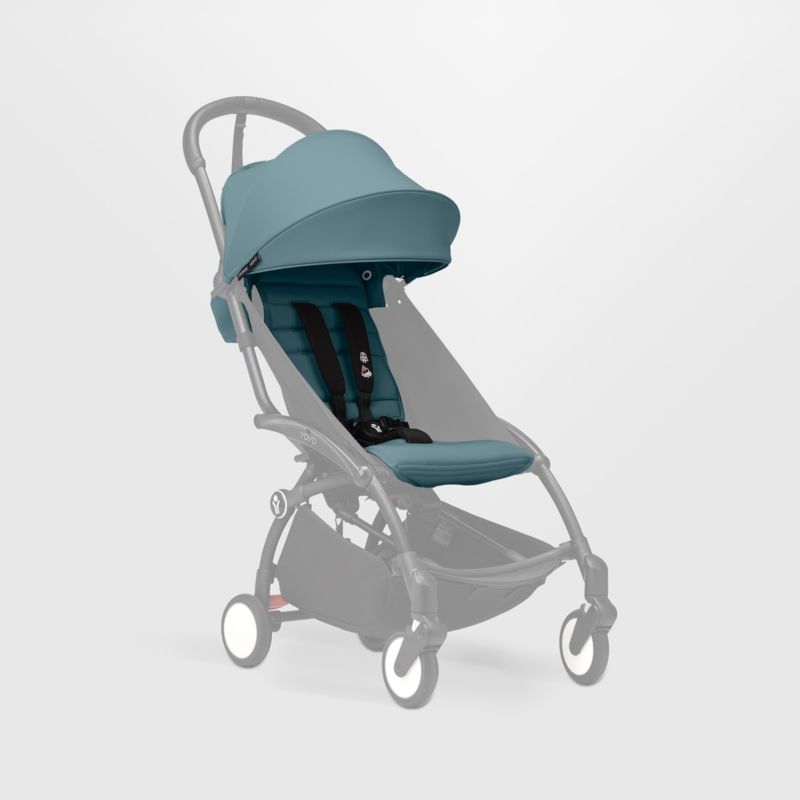 Stokke ® YOYO ® 6+ Months Color Pack Aqua Seat/Fabric Set for YOYO Stroller Frames - image 0 of 2