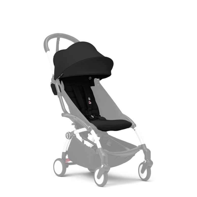 Stokke ® YOYO ® 6+ Months Color Pack Black Seat/Fabric Set for YOYO Stroller Frames - image 1 of 2