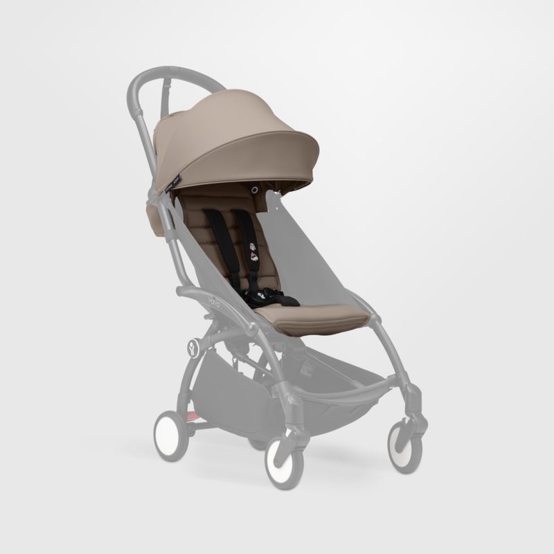 Stokke ® YOYO ® 6+ Months Color Pack Taupe Seat/Fabric Set for YOYO Stroller Frames - image 0 of 2