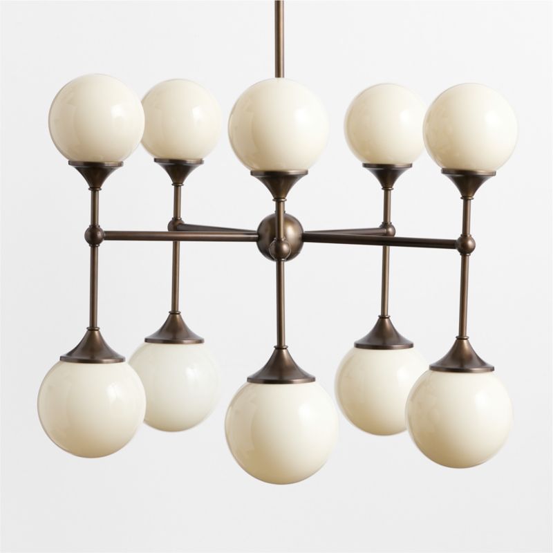 Yorkshire Blackened Brass Chandelier Light - image 1 of 5
