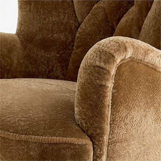 Yates Shearling Accent Chair