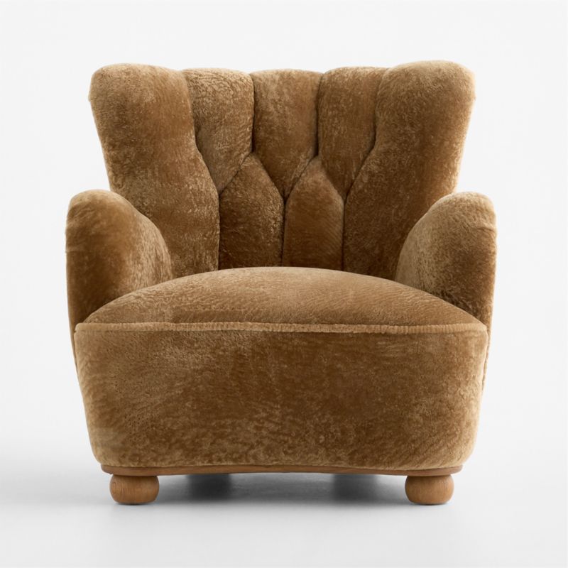 Yates Shearling Accent Chair - image 2 of 6