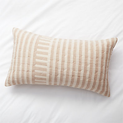 View Yucatan Terracotta Stripe King Sham details