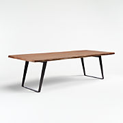 Ambrose 92" Mappa Burl Wood Dining Table