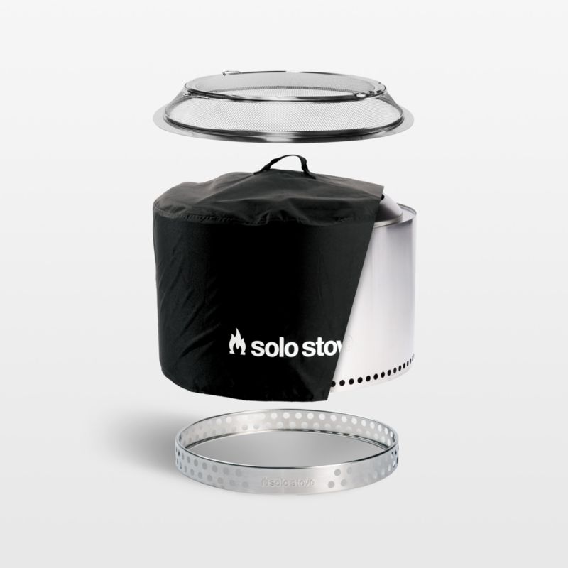 Solo Stove Bonfire Big Yard Bundle 2.0 Wood Burning Fire Pit +