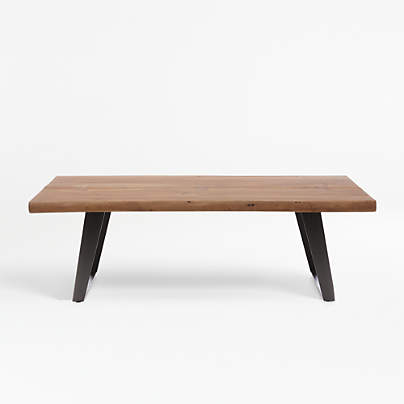 Yukon Natural Dining Table Crate Barrel, What Size Bench For 70 Inch Table