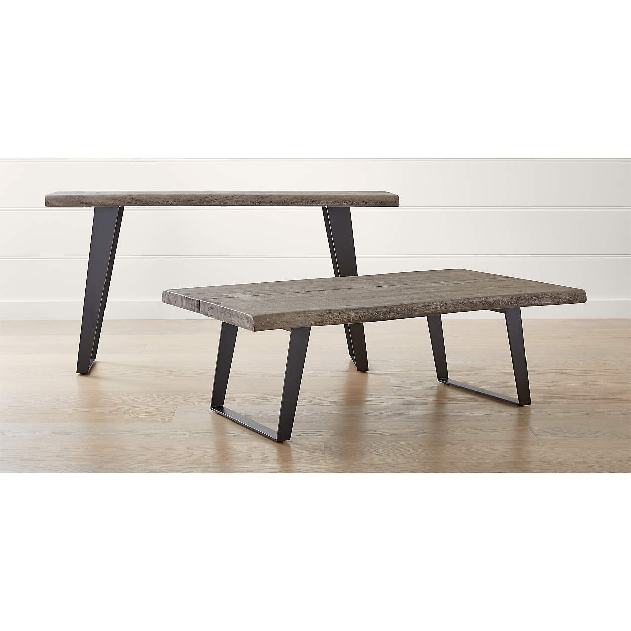 Yukon Grey Tables Crate and Barrel