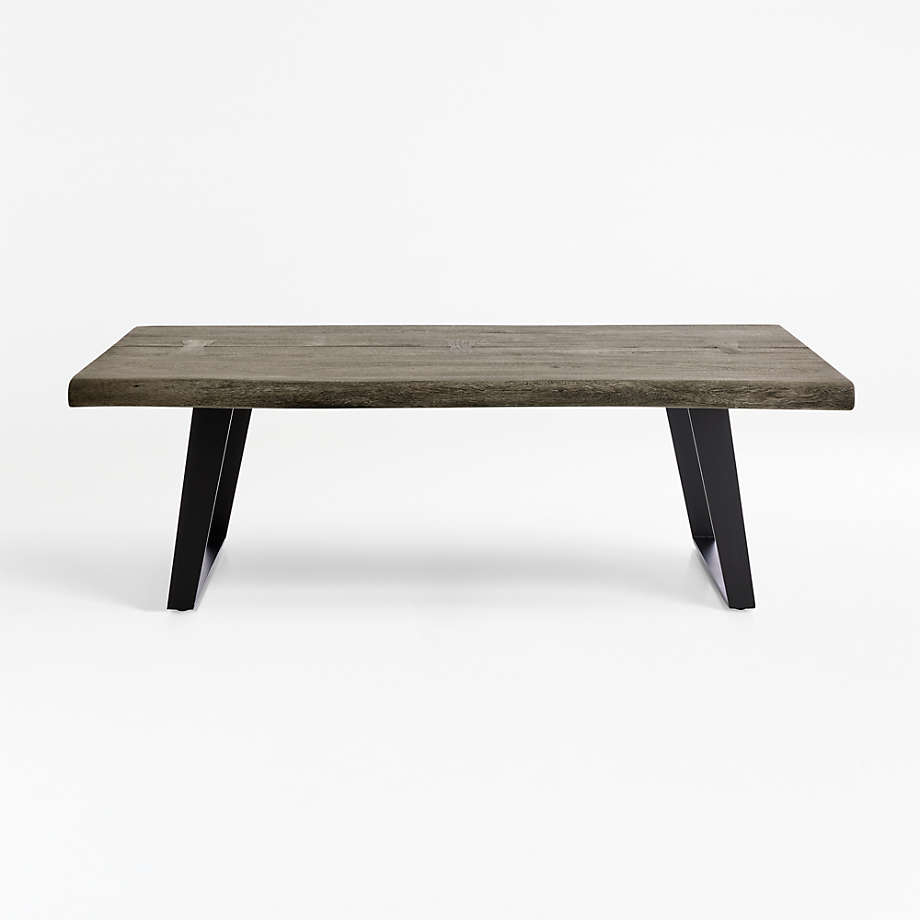 Solid wood live edge deals coffee table