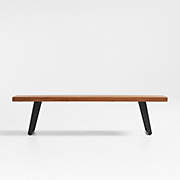 Yukon 80" Warm Acacia Live Edge Solid Wood Dining Table