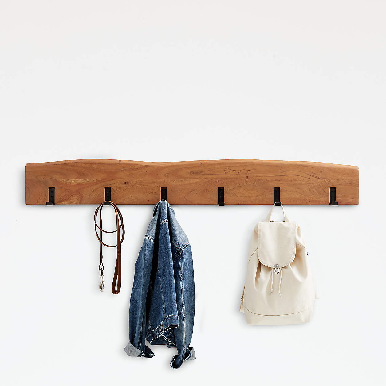 Yukon Natural Wall Coat Rack + Reviews | Crate & Barrel