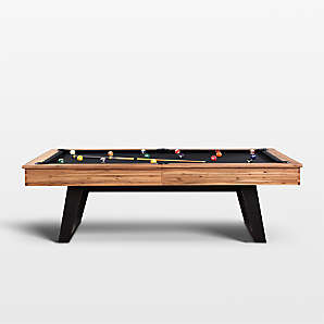 Hand Made Game Table W Removable Top / Cup Holders & Pull-Out