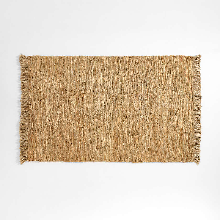 Yuma 6x9 Fringed Natural Jute Rug by Leanne Ford (Open Larger View)