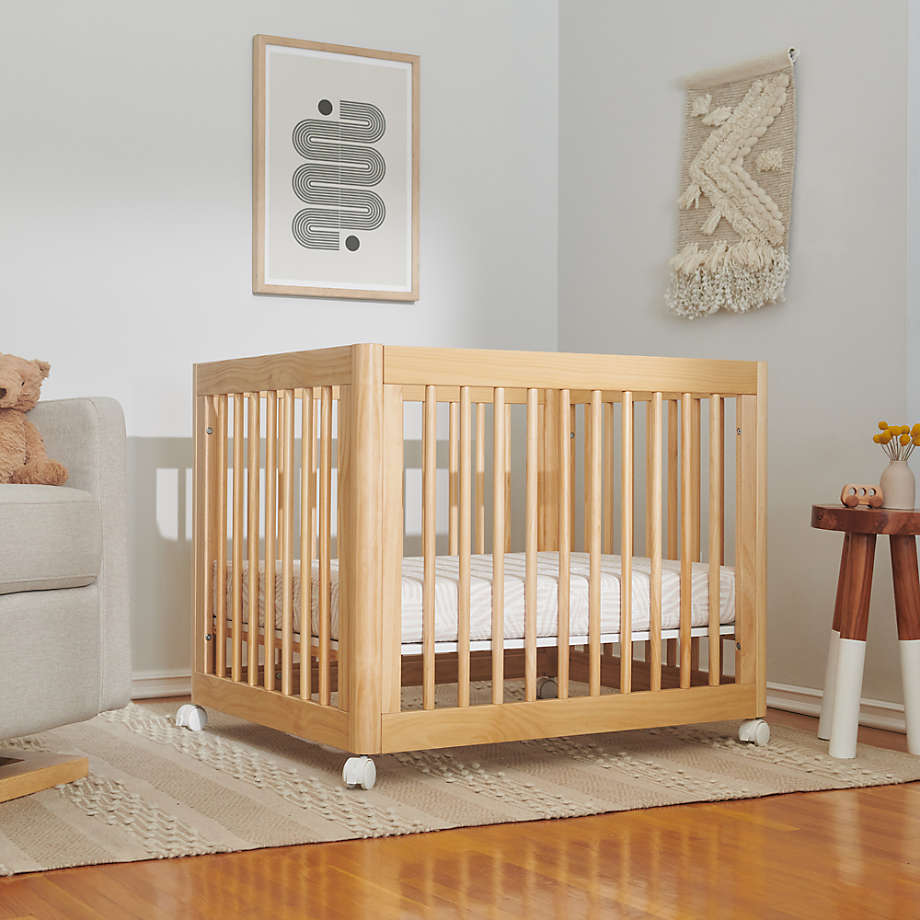 Light oak sale baby crib