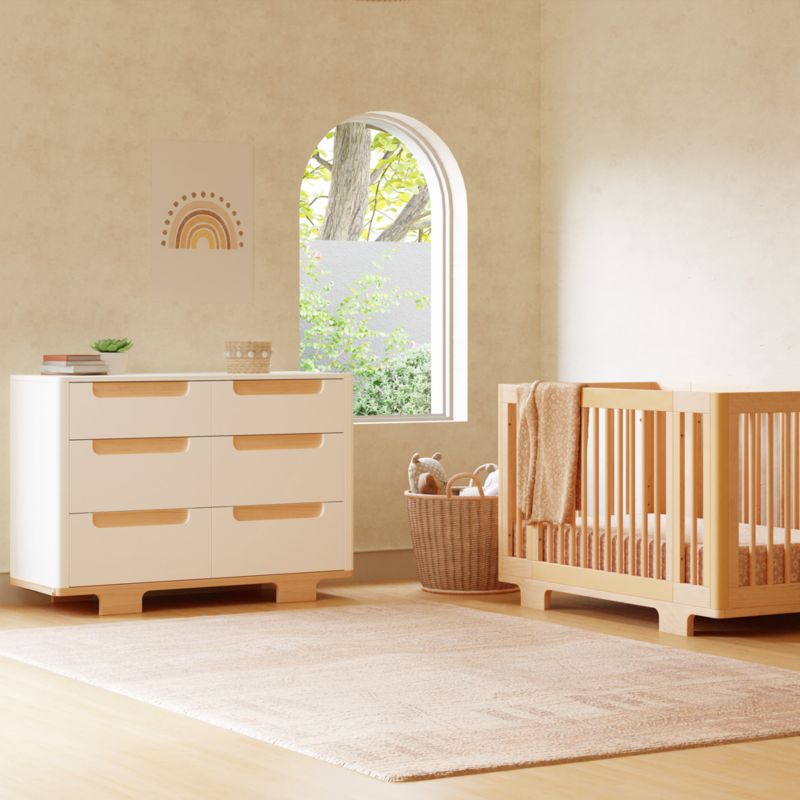 Babyletto Yuzu Natural Wood 8-in-1 Convertible Baby Crib with All Stages Conversion Kit - image 4 of 10