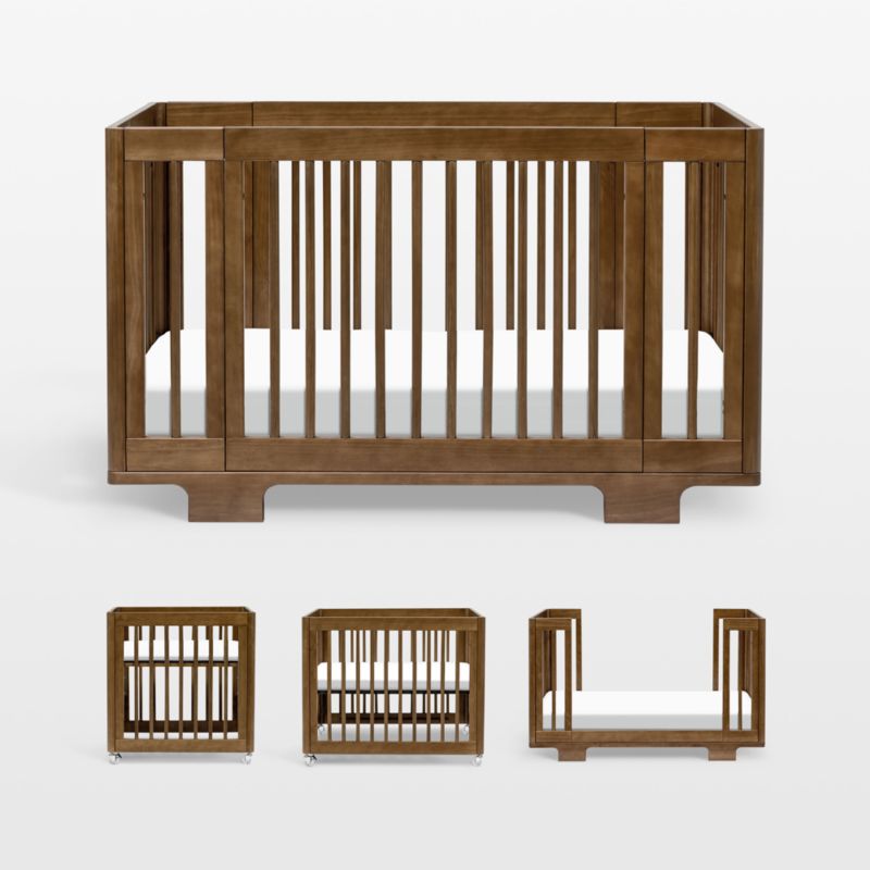 Babyletto Yuzu Walnut Wood 8-in-1 Convertible Crib - image 9 of 12