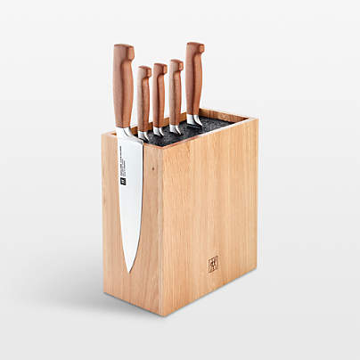 ZWILLING ® Four-Star 6-Piece Bamboo Bristle Knife Set