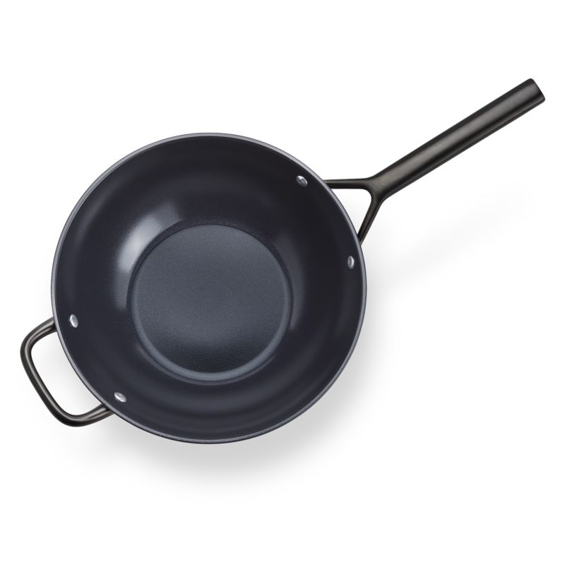 ZWILLING ® Milano Black Ceramic 12" Non-Stick Wok - image 4 of 6