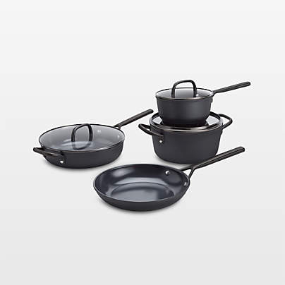 ZWILLING ® Milano Black Ceramic Non-Stick 7-Piece Cookware Set