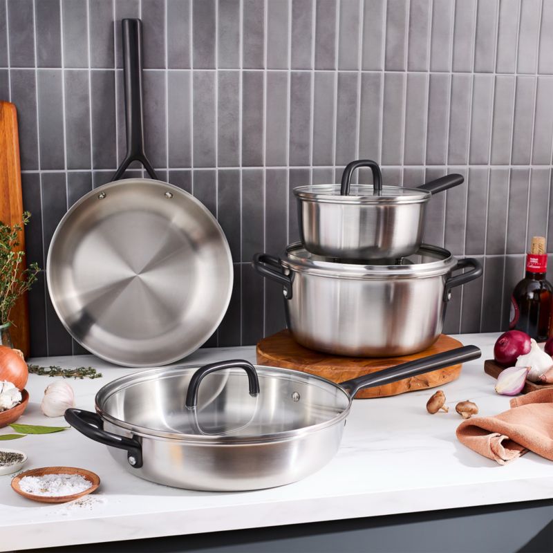 ZWILLING ® Milano Stainless Steel 7-Piece Cookware Set - image 1 of 3
