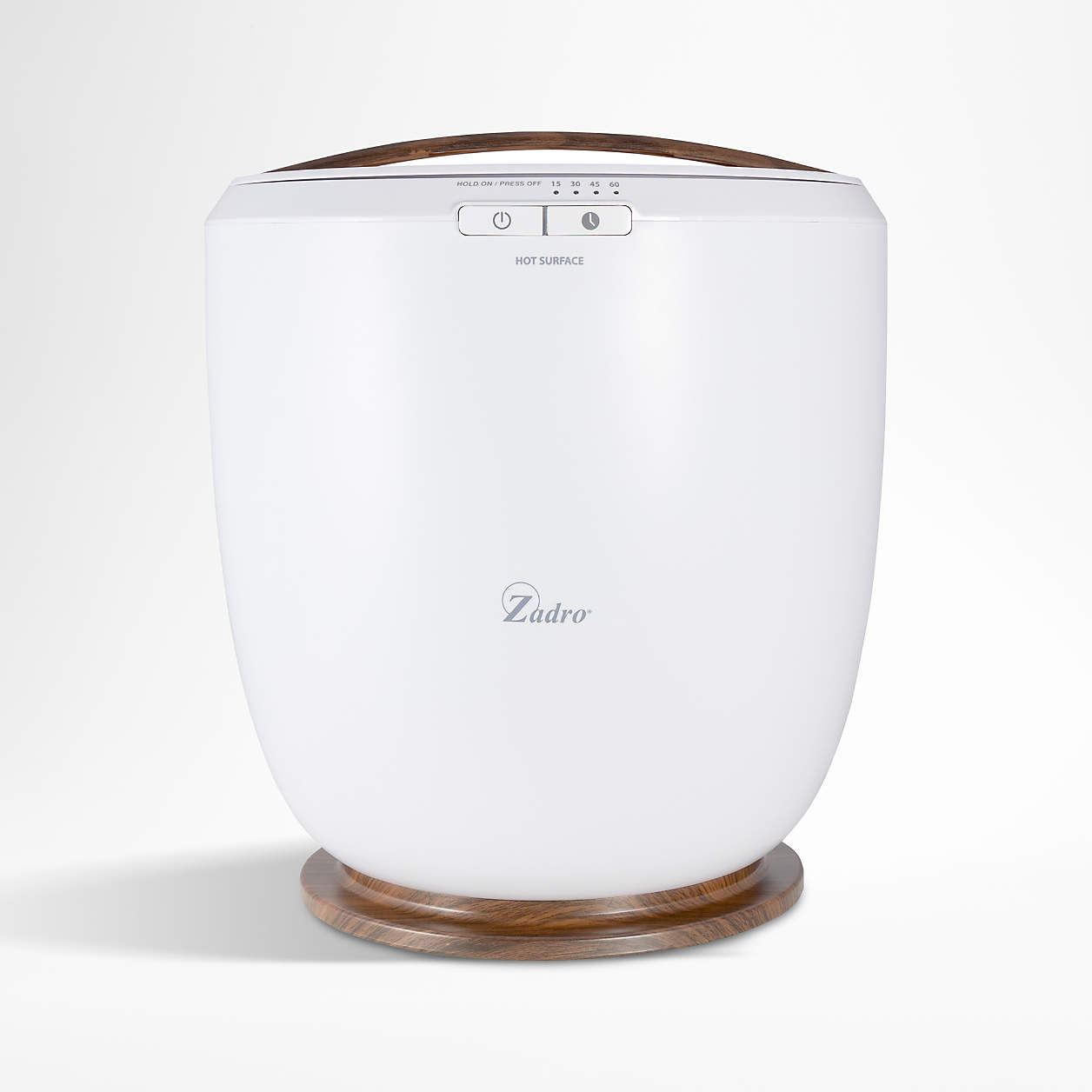 Zadro White Countertop Towel Warmer + Reviews Crate & Barrel