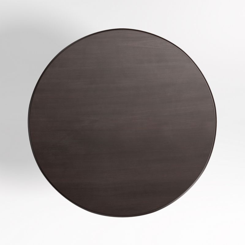 Zahn 54" Charcoal Grey Round Dining Table - image 5 of 9