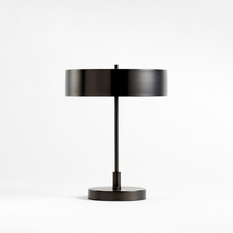 Zain Dark Pewter Grey Table Lamp with USB Port 18" - image 5 of 7