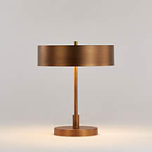 Zain Brass Table Lamp with USB Port 18