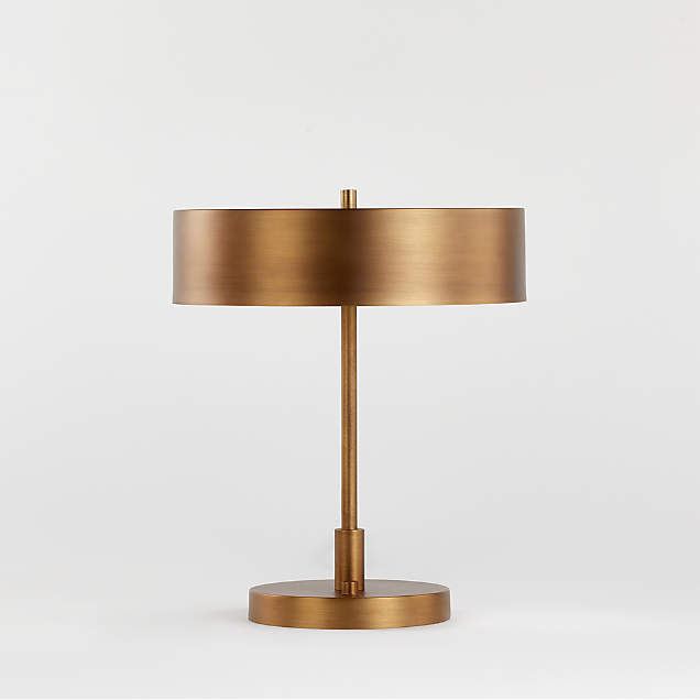 Lachlin Brass Mushroom Table Desk Lamp + Reviews Crate & Barrel Canada