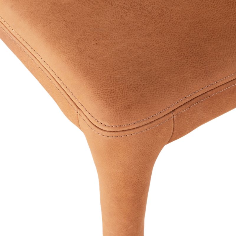 Zanni Camel Leather Dining Chair